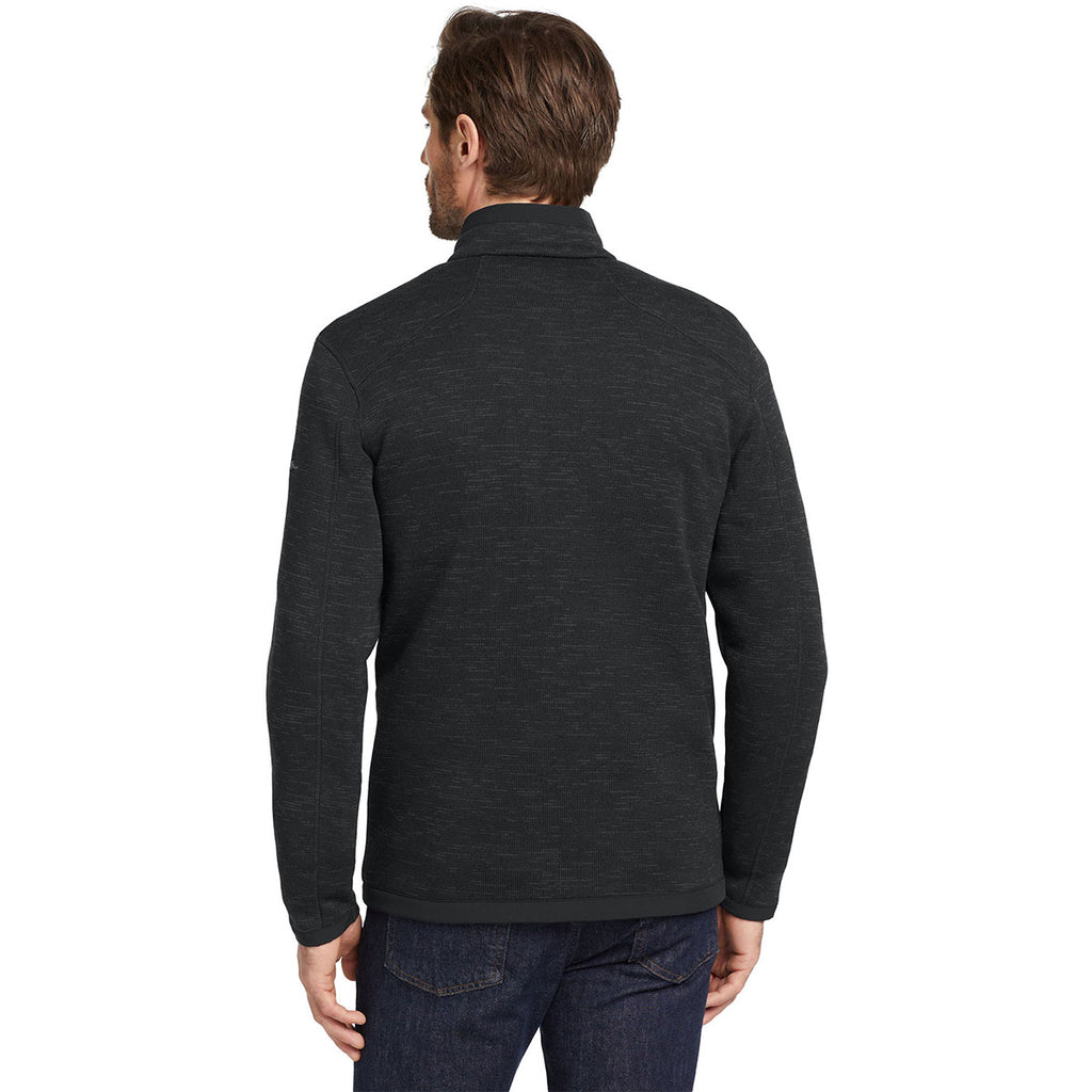 Eddie Bauer Men's Black Sweater Fleece Full Zip