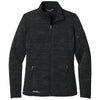 Eddie Bauer Women's Black Sweater Fleece Full Zip