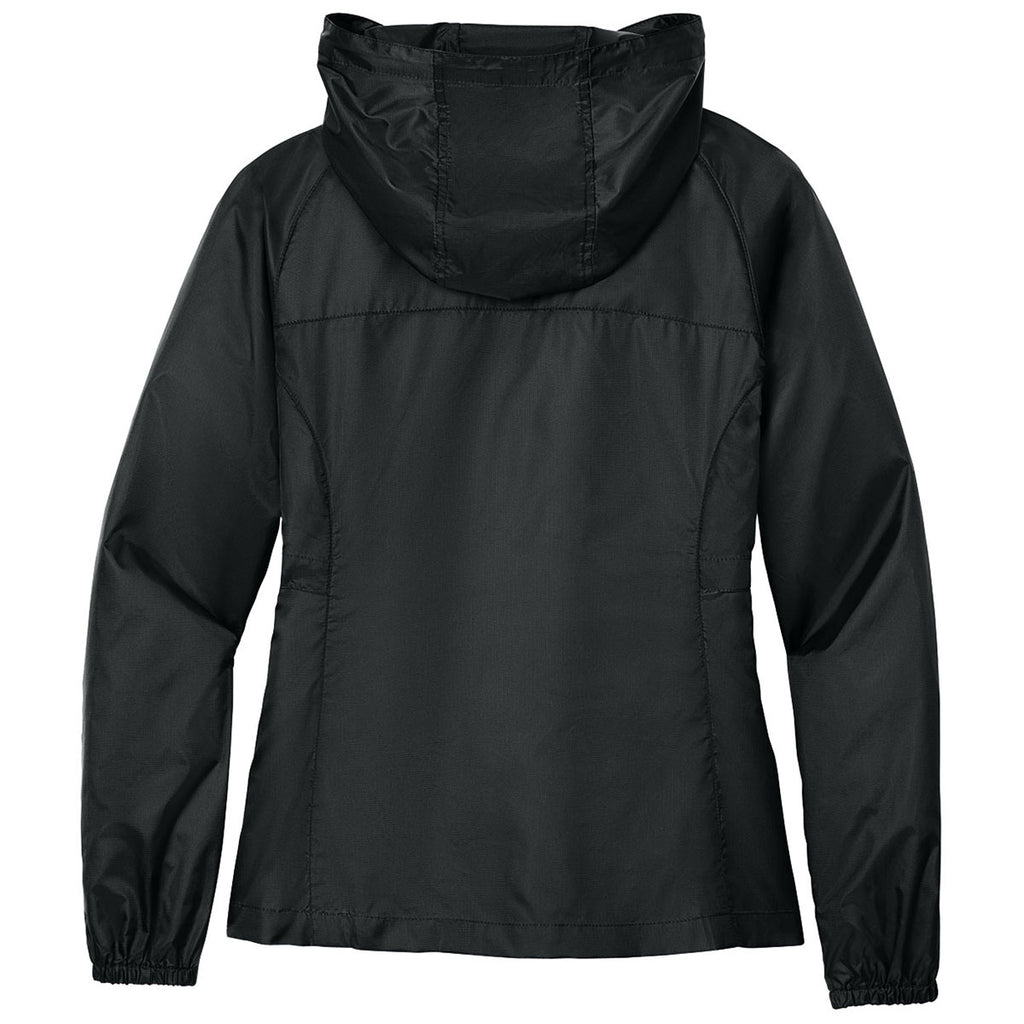 Eddie Bauer Women's Black Packable Wind Jacket