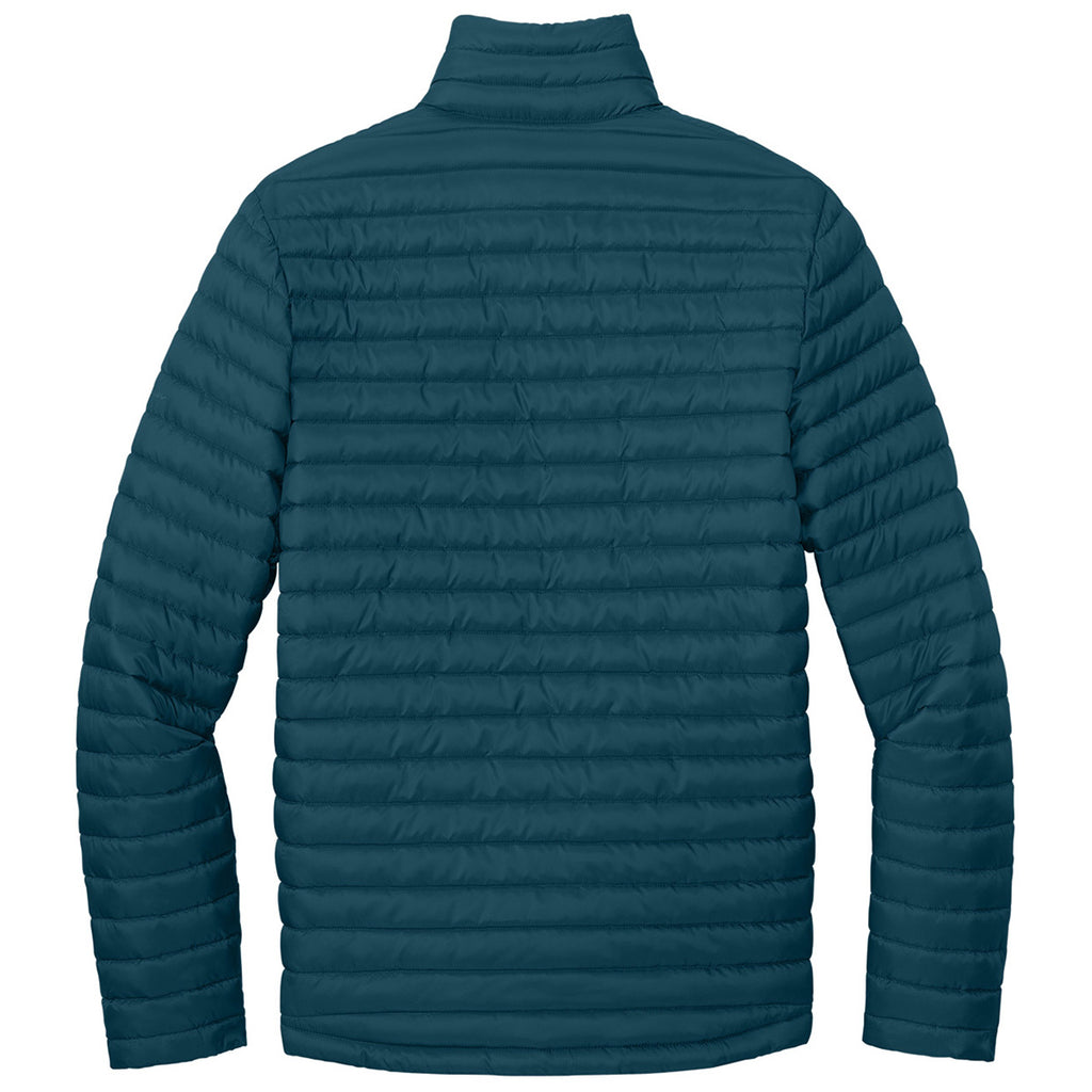 Eddie Bauer Men's Adriatic Blue Packable Quilted Full-Zip