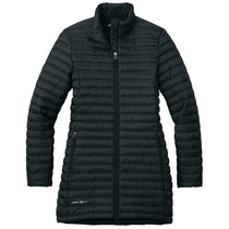 Eddie Bauer Women's Black Packable Quilted Full-Zip