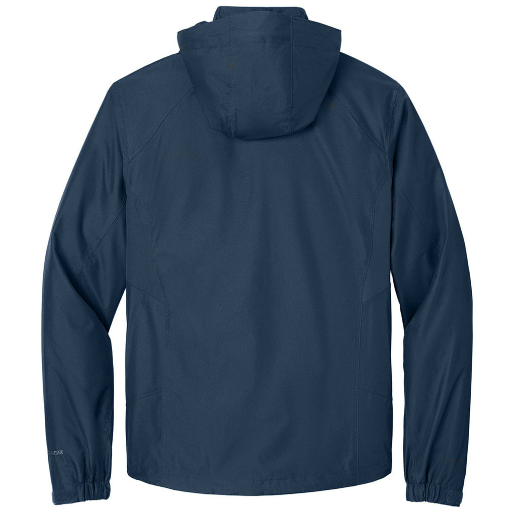 Eddie Bauer Men's River Blue/Grey Steel Rain Jacket