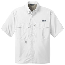 Eddie Bauer Men's White S/S Performance Fishing Shirt