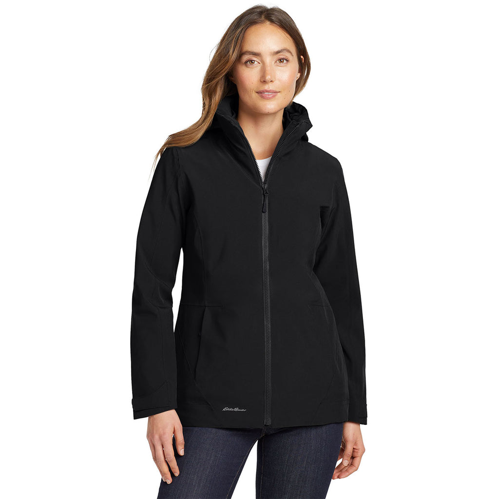 Eddie Bauer Women's Black/Storm Grey WeatherEdge 3-in-1 Jacket