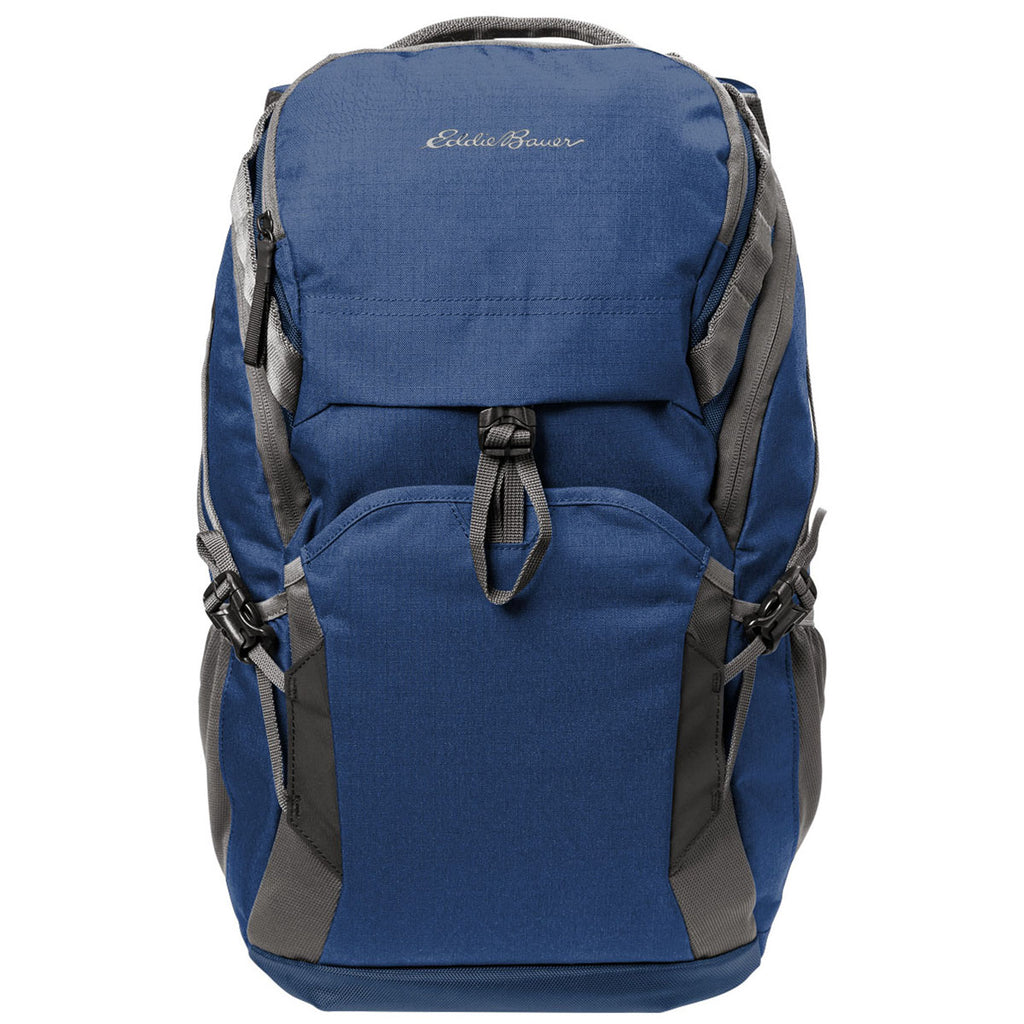 Eddie Bauer Sapphire Blue/ Grey Steel Tour Backpack