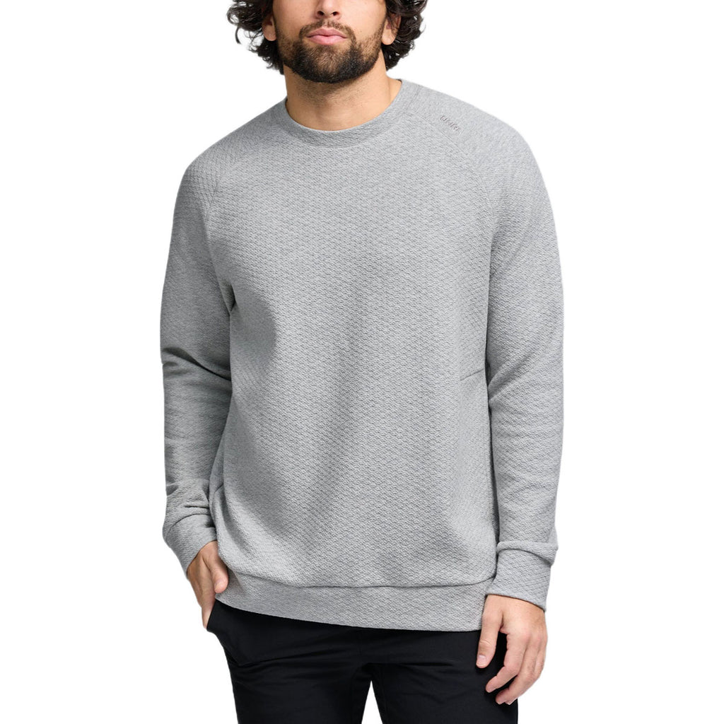 UNRL Men's Heather Grey Elevation Crewneck