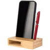 Logomark Natural Allegra Bamboo Phone Stand & Amplifier