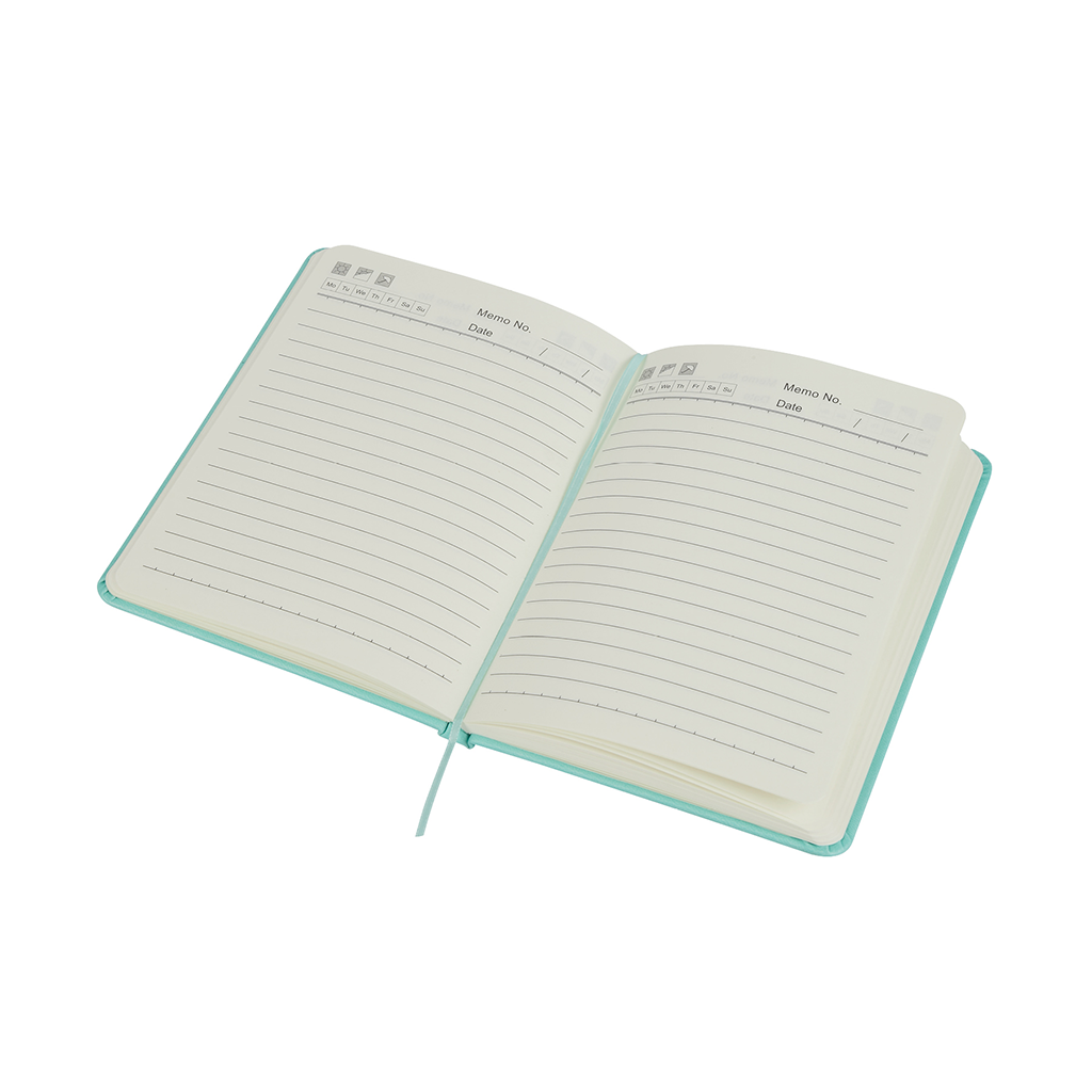 Logomark Aqua Manhattan II Gift Set w/Magnetic Journal & Recycled Pen