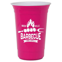 Garyline Hot Pink Varsity Double-Wall Cup with Liner - 16 oz.