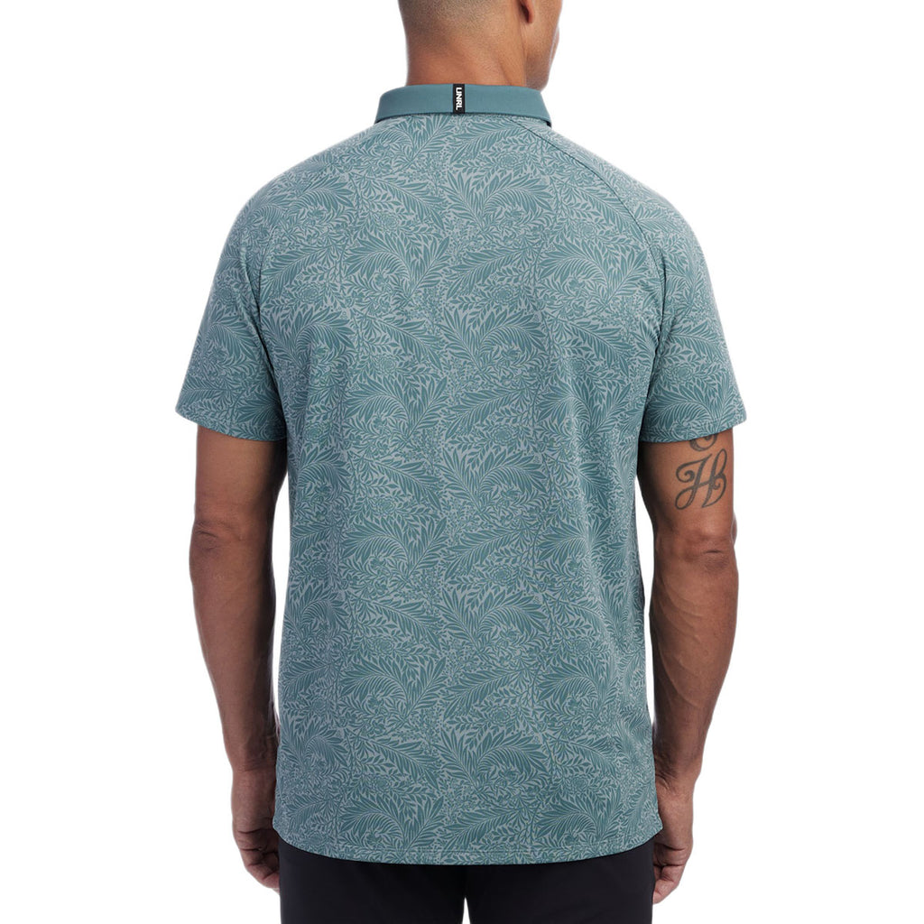UNRL Men's Spruce Flora Polo