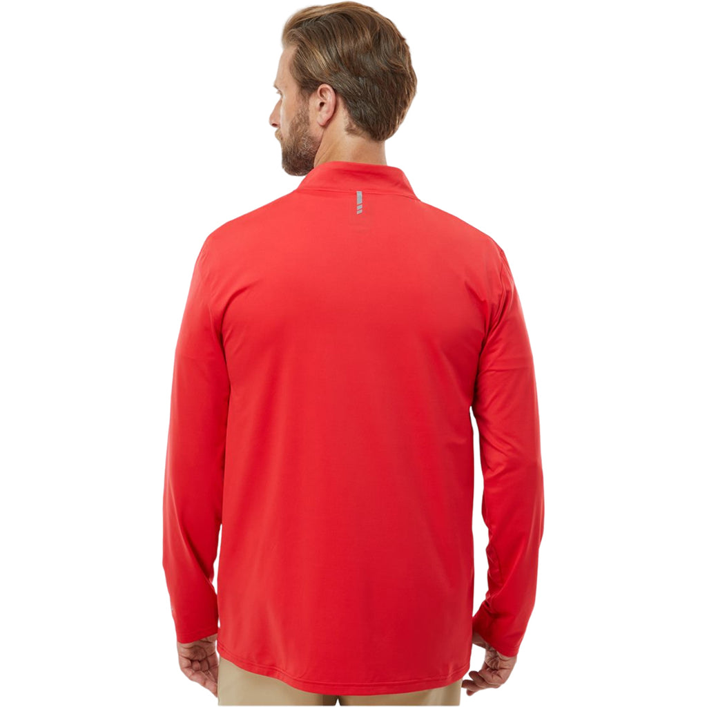 Oakley Men's Team Red Team Issue Podium Quarter-Zip Pullover