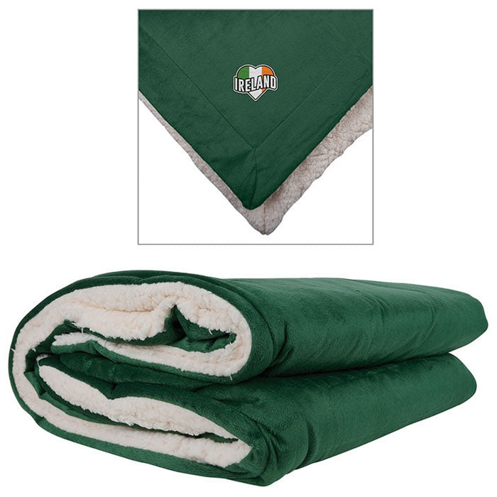 Logomark Forest Stonebridge Micro Mink Sherpa Blanket