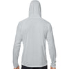 HUK Men's Harbor Mist LoPro Pursuit Long Sleeve Hooded T-Shirt