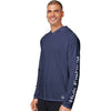 HUK Men's Naval Academy LoPro Pursuit Long Sleeve Hooded T-Shirt