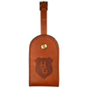 Heritage Gear Tan Leather Luggage Tag