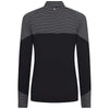 Levelwear Women's Black Classic Stripes Pullover