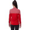 Levelwear Women's Flame Red Classic Stripes Pullover