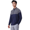 Levelwear Men's Navy Classic Stripes Pullover