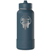Hydrapeak French Navy 32oz Insulated Water Bottle w/ Straw Lid