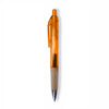 48-Hour BIC Clear Orange Intensity Clic Gel Pen with Blue Ink