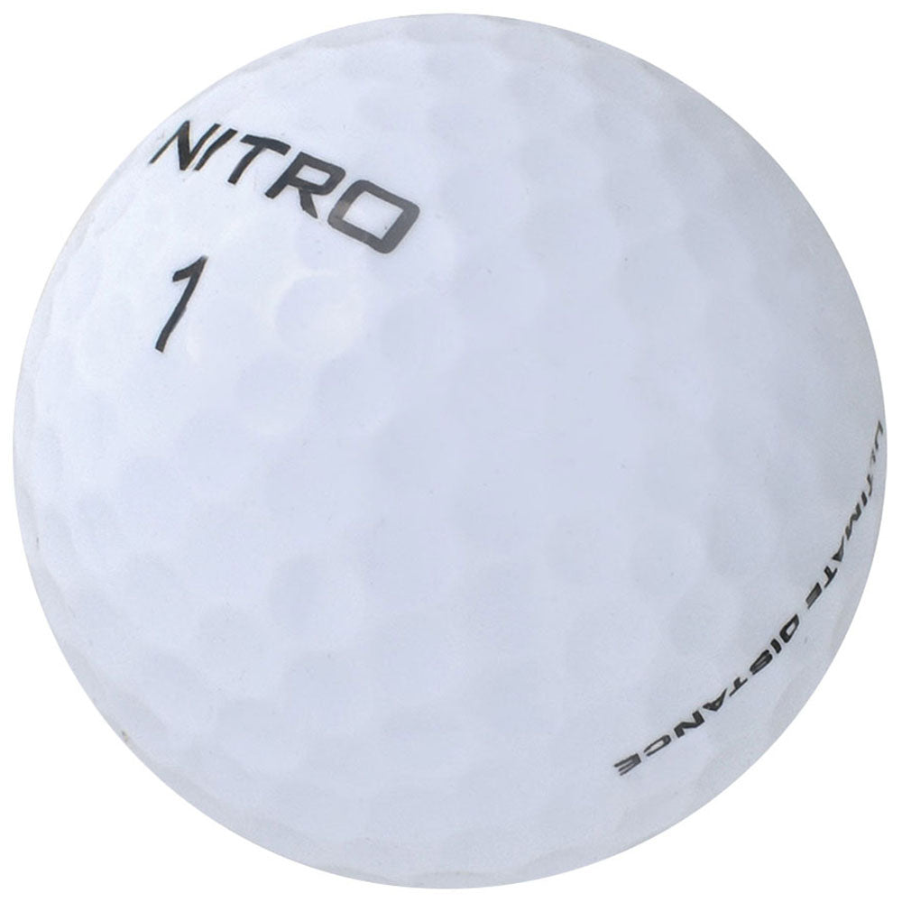 Nitro White Ultimate Distance Golf Balls (15 Ball Pack)