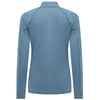 Levelwear Women's Mute Blue Kinetic Midlayer Pullover