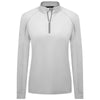 Levelwear Women's White Kinetic Midlayer Pullover