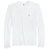 Johnnie-O Men's White Brennan 2.0 Long Sleeve T-Shirt