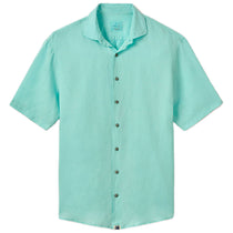 Johnnie-O Men's Tarpon Gianni Short Sleeve Hangin' Out Linen Button Down Shirt