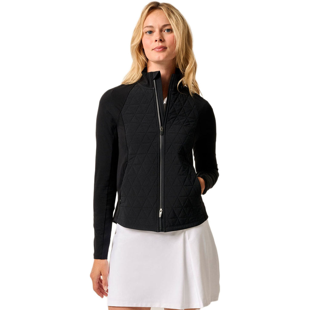 Johnnie-O Women's Black Hannah Performance Jacket