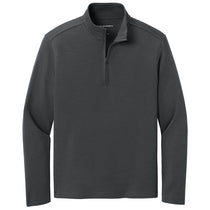 Port Authority Men's Grey Steel Breakwater 1/4-Zip Pullover
