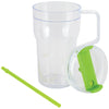 Logomark Lime Elliott 20 oz. Clear AS Travel Mug