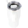 Perka White Myrton 20 oz. Double Wall, Recycled Stainless Steel Travel Mug