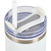 Logomark White Yesler 30 oz. Double Wall Steel/PP Liner Travel Tumbler