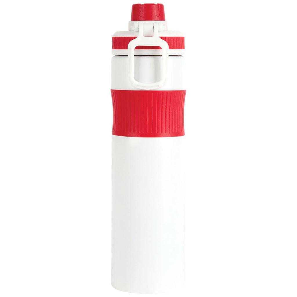 Logomark Red Prescott 26 oz. Single Wall Recycled Stainless Steel Bottle