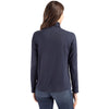 Cutter & Buck Women's Navy Blue Coastline Epic Comfort Eco Recycled Funnel Neck