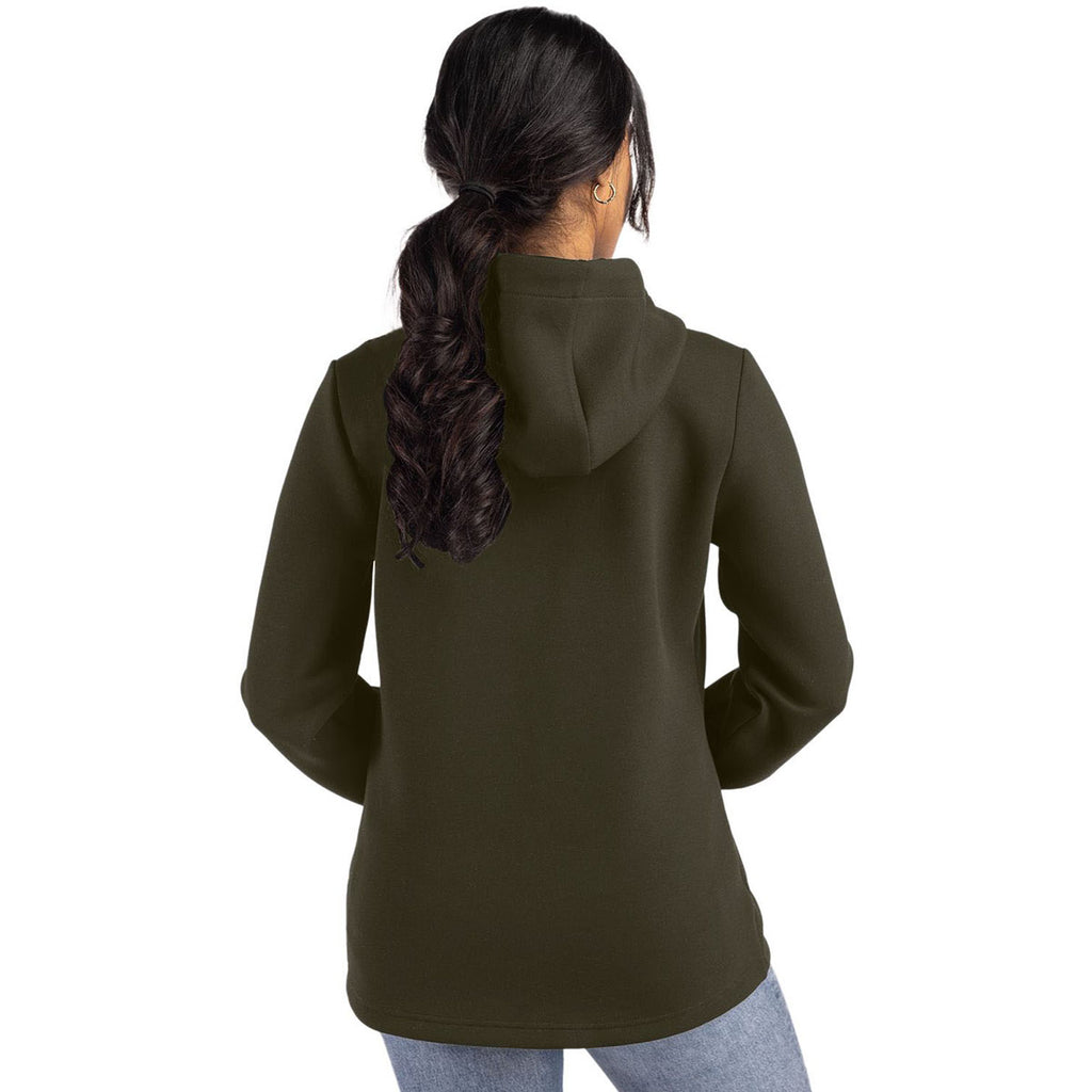 Cutter & Buck Women's Poplar Roam Epic Comfort Recycled Full Zip Hooded Jacket