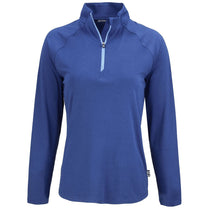 Cutter & Buck Women's Tour Blue Coastline Epic Comfort Recycled Quarter Zip