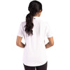 Cutter & Buck Women's White Advantage Refresh Epic Confidence Recycled Tri-Blend Pique Polo