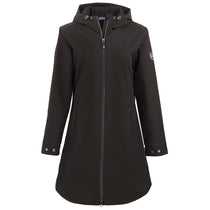 Cutter & Buck Women's Black Camano Everyday Stretch Recycled Water Resistant Jacket