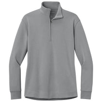 Port Authority Women's Gusty Grey Wearever Signature Double Pique 1/4-Zip
