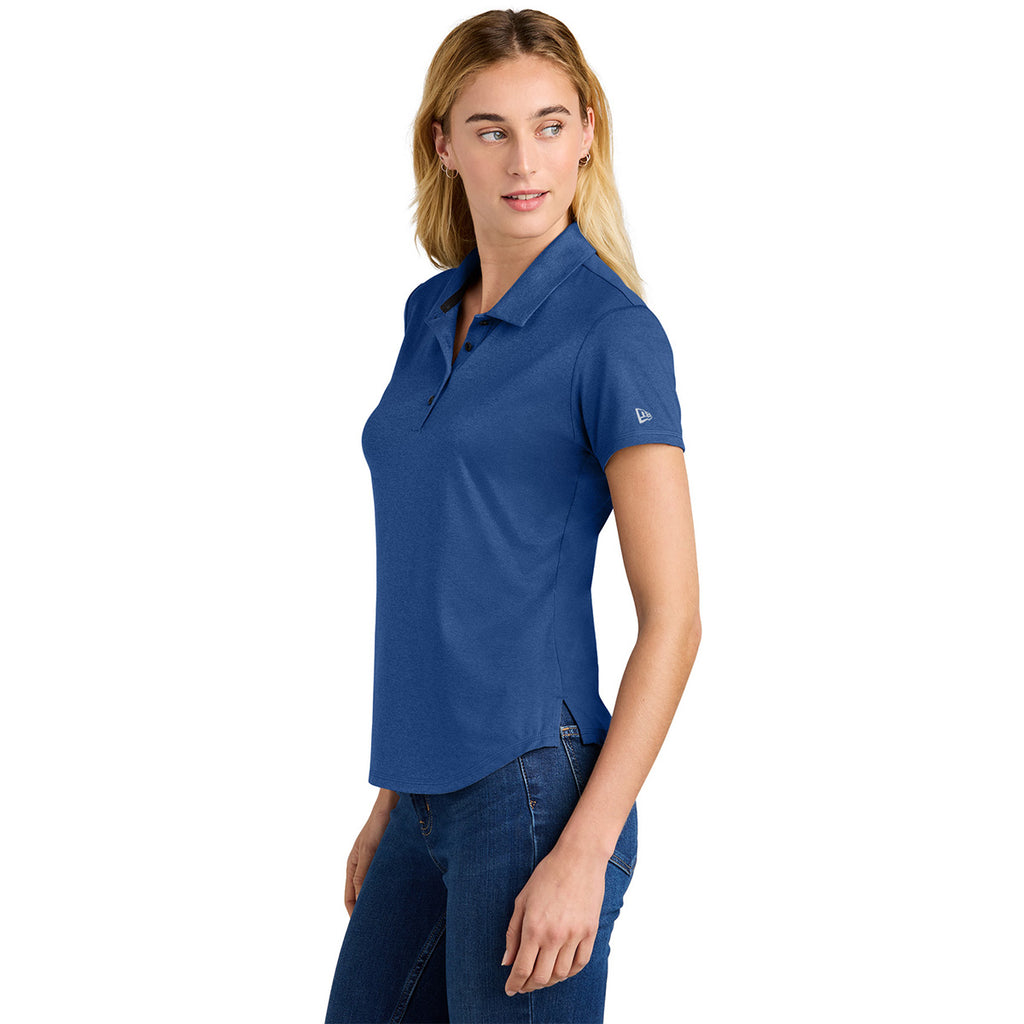 New Era Women's Royal Heather Power Polo