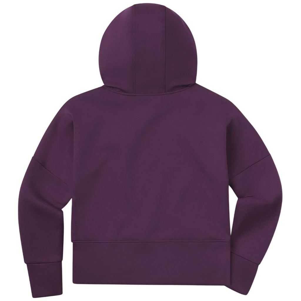 UNRL Women's Dark Plum LuxBreak Oversized Hoodie