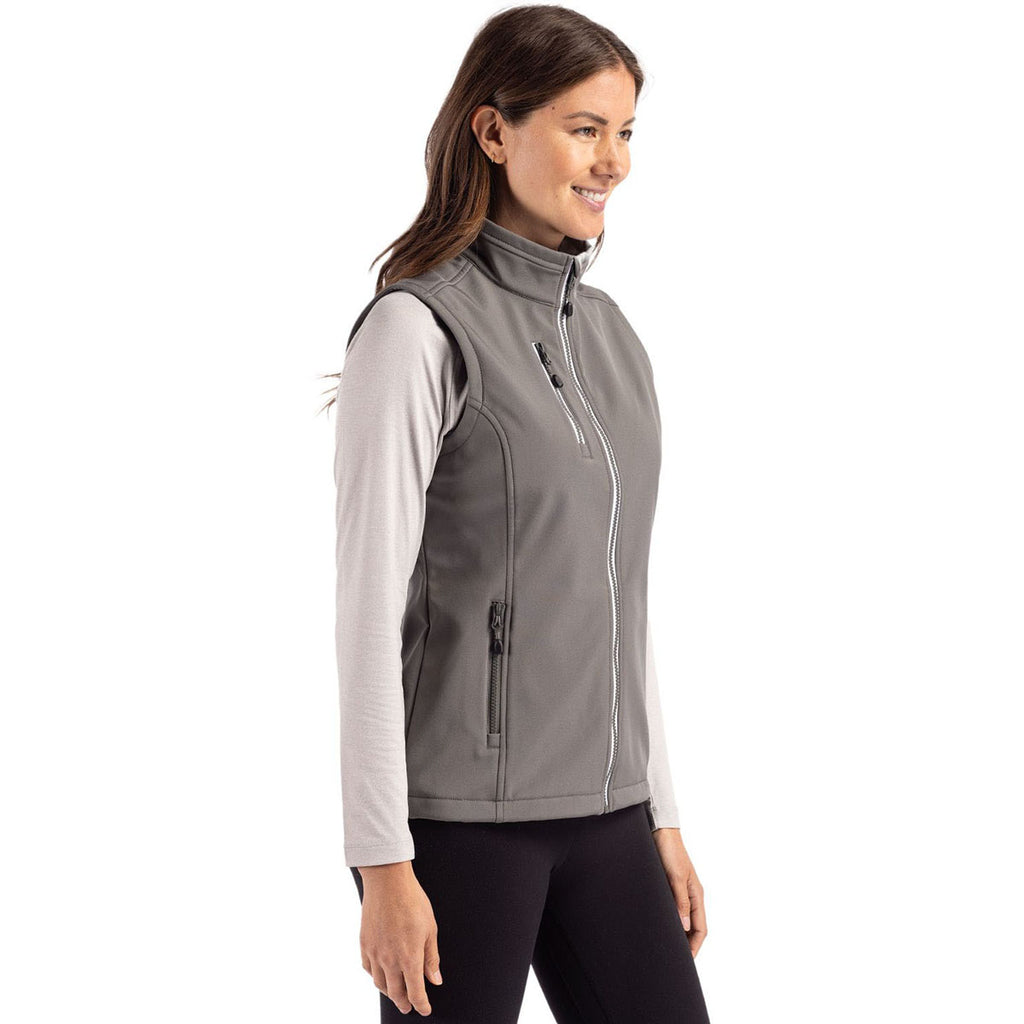 Clique Women's Pure Slate Telemark Eco Stretch Softshell Vest