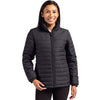 Clique Women's Black Elevation Eco Full Zip Puffer Jacket