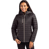 Clique Women's Black Valhalla Full Zip Puffer Jacket