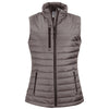 Clique Women's Pure Slate Valhalla Full Zip Puffer Vest