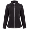 Clique Women's Black Powder Fleece Full Zip Jacket