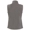 Clique Women's Pure Slate/Black Tempo Stretch Full Zip Softshell Vest
