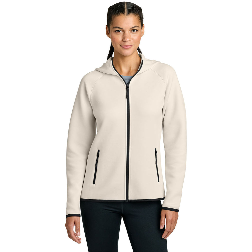 Sport-Tek Women's Ecru Phenom Full-Zip Hoodie